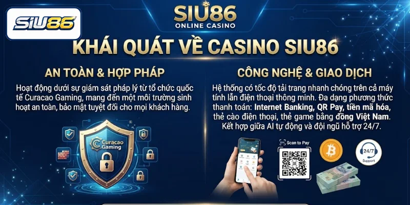 Giới thiệu vài nét về Casino SIU86