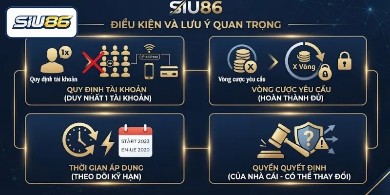 Những lưu ý khi tham gia chương trình khuyến mãi SIU86