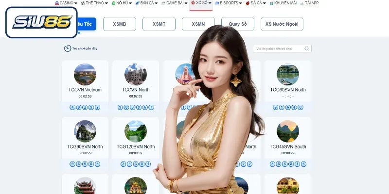 Sảnh xổ số với hàng trăm kỳ quay mỗi ngày