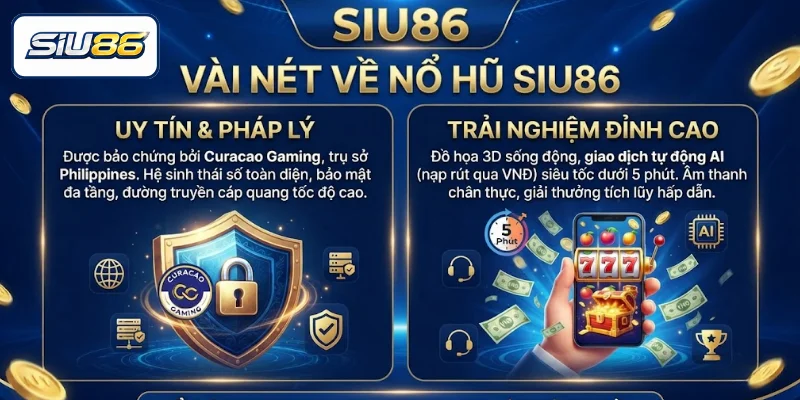 Thông tin cơ bản về nổ hũ SIU86