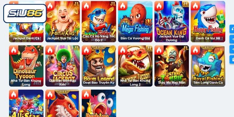 Top game Bắn cá SIU86 hấp dẫn nên chọn